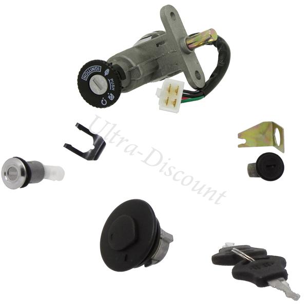 Complete Lock Assy for Chinese Scooter (type 2), Chinese scooter parts