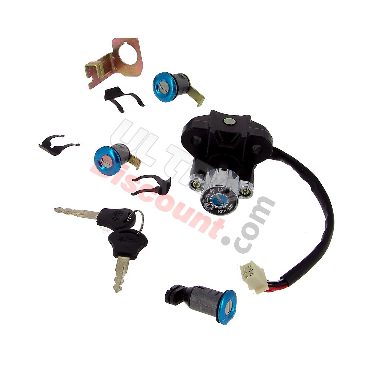 Lock Assy for Chinese Scooter 125cc (type 3), Chinese scooter parts