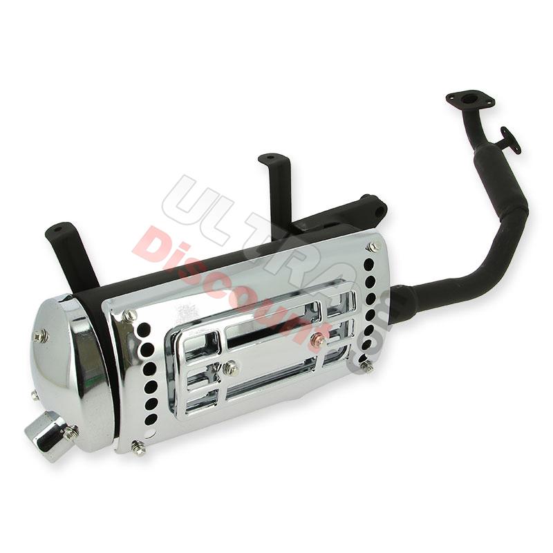 Exhaust for Chinese Scooter 125cc (type 2), Chinese scooter parts Exhaust for Chinese Scooter 125cc (type 2), Chinese scooter parts