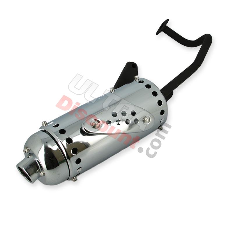 Exhaust for Chinese Scooter 50cc (4 stroke, type 1), Chinese scooter parts Exhaust for Chinese Scooter 50cc (4 stroke, type 1), Chinese scooter parts