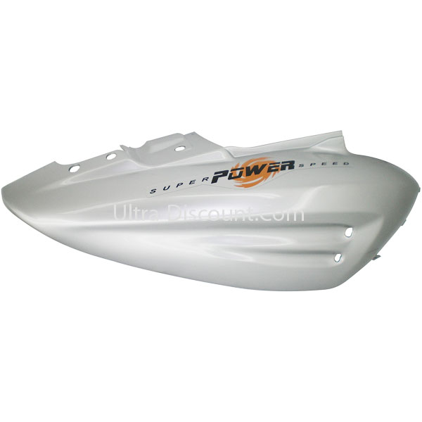 Right Side Fairing for Chinese Scooter (type 1) - Gray-Orange, Chinese scooter parts