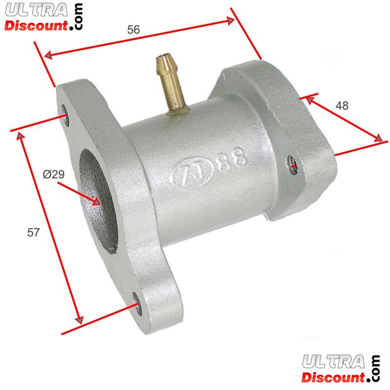 Intake Pipe for ATV Shineray Quad 300cc ST-5E, Shineray Spare Parts ATV 300cc Intake Pipe for ATV Shineray Quad 300cc ST-5E, Shineray Spare Parts ATV 300cc