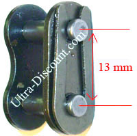 Reinforced Chain Quick Link for YAMAHA PW80 (420) - 13mm, Parts YAMAHA PW80 Reinforced Chain Quick Link for YAMAHA PW80 (420) - 13mm, Parts YAMAHA PW80