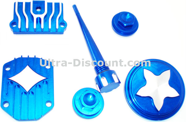 Decoration Kit for Dirt Bike Engine (type 2) - Blue, Dirt Bike Spare Parts Decoration Kit for Dirt Bike Engine (type 2) - Blue, Dirt Bike Spare Parts