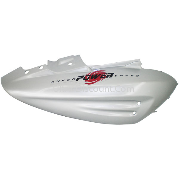 Right Side Fairing for Chinese Scooter (type 1) - Gray-Red, Chinese scooter parts