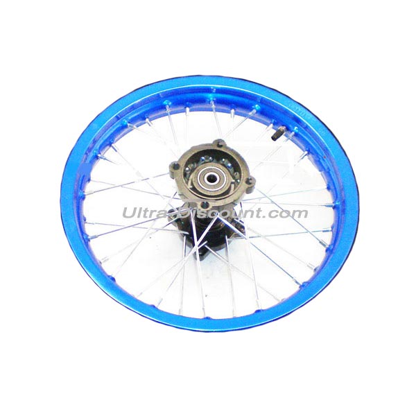 14'' Rear Rim for Dirt Bike AGB30 (type 4) - Blue, Dirt Bike Spare Parts 14'' Rear Rim for Dirt Bike AGB30 (type 4) - Blue, Dirt Bike Spare Parts