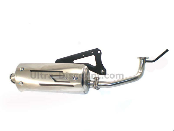 Exhaust for Scooter 50cc 2-stroke, Chinese scooter parts Exhaust for Scooter 50cc 2-stroke, Chinese scooter parts