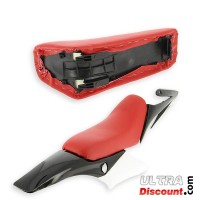 Saddle for pocket bike cross red type2