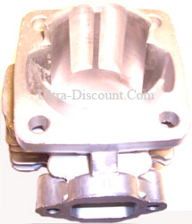 Head Kit 53cc - 4 transfer ports - 12mm axle (type B) - Red Bilder 1