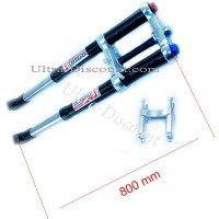 Complete Premium Front Fork for Dirt Bike - 845mm (for 15mm wheel axles)