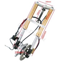 Complete Premium Front Fork for Dax 50cc - 125cc (Black) Bilder 1