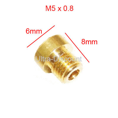 Set of 3 Carburetor Jets for ATV Shineray Quad 200cc (1.30-1.32-1.35) Bilder 1