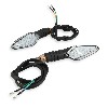 Pair of LED Turn Signals Scooter Baotian BT49QT-12, Baotian Parts - BT49QT-12