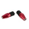 Custom Handlebar End Plugs (type 5) - Red, Parts YAMAHA PW80