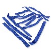 Pair of Foot Rest nets blue for Shineray 250STXE, Shineray Parts ATV 250 STXE