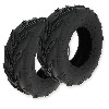 Pair of Front Tires for Parts Bashan 250cc BS250AS-43, Parts Bashan 250cc BS250AS-43