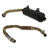 Exhaust for ATV Bashan Quad 250cc BS250AS-43, Parts Bashan 250cc BS250AS-43