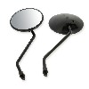 Pair of mirrors BLACK for Skyteam Dax Skymax (Black edition Ø10), Dax Skymax Parts