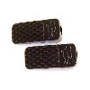 Aluminum Foot Pegs (type 1) - Black, Parts Pocket Blata MT4