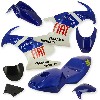 Fairing for Pocket Bike 47cc - 49cc - Blue-White, Pocket Bike Spare Parts