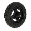 Full 3.50-10 Front Wheel for Dax Skymax (Black), Dax Skymax Parts
