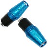 Custom Handlebar End Plugs (type 5) - Blue, Polini 911 GP3 Spare Parts