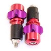 Custom Handlebar End Plugs (type 2) - Red-Purple, Pocket Bike Spare Parts