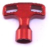 Recoil Starter Handle - Red, Cross Pocket Bike Parts