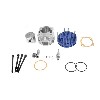 Head Kit 49cc for Pocket Bike - 4 transfer ports - 12mm axle (type A) - Blue, Pocket Bike Spare Parts