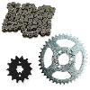 sprocket kit, chain, rear sprocket and front sprocket for Skymini 8-inch ST50-8/8A, Skymini Monkey Gorilla Spare Parts