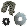 sprocket kit, chain, rear sprocket and front sprocket for Skymini ST50-8B/8C, Skymini Monkey Gorilla Spare Parts