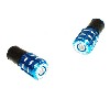 Custom Handlebar End Plugs (type 4) - Blue, Polini 911 GP3 Spare Parts