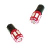 Custom Handlebar End Plugs (type 4) - Red, Pocket Bike Spare Parts