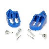 Custom Steel Made Foot Pegs for Dirt Bike - Blue, Dirt Bike Spare Parts