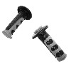 Non-Slip Handlebar Grip - Black-Gray, Shineray Parts ATV 250 STIXE ST9E