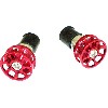 Handlebar End Plugs (type 3) - Red, Bashan Parts ATV 250cc BS250S11