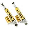 Pair of Custom Rear Gas Shock Absorbers for Dax - Yellow, Dax Skymax Parts