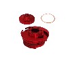 Racing Cylinder Head (type C) - Red, Pocket Bike Spare Parts