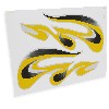 Stickers for Shineray quad 200cc Yellow, Shineray Parts ATV 200STIIE and STIIEB
