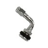 Bent Valve Stem for Tubeless Tires - Chrome, Jonway Scooter Parts