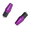 Custom Handlebar End Plugs (type 5) - Purple, Baotian Parts - BT49QT-12
