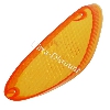 Front Left Turn Signal Cover for Baotian Scooter BT49QT-9 - Orange, Baotian Parts - BT49QT-9