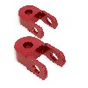 2 Ground Clearance Shock Extension for Dirt Bike - 30mm - Red, Dirt Bike Spare Parts