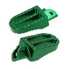 Custom Aluminum Foot Pegs for YAMAHA PW80 - Green, Parts YAMAHA PW80