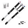 Complete Premium Front Fork for Dirt Bike - 700mm - Black, Dirt Bike Spare Parts