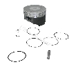 Piston Kit with Molybdenum Coating for Dirt Bike 125cc, Dirt Bike Spare Parts