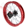 14'' Rear Rim for Dirt Bike AGB30 (type 4, Ø15mm) - Red, Dirt Bike Spare Parts