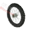 17'' Front Wheel for Dirt Bike AGB30 - Black, Dirt Bike Spare Parts