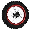 Full 14'' Rear Wheel for Dirt Bike AGB30 - Red, Dirt Bike Spare Parts