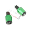 Custom Handlebar End Plugs (type 7) - green for ATV 250 STIXE ST9E, Shineray Parts ATV 250 STIXE ST9E